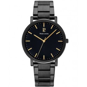 Montre Homme ESSENTIAL Cadran Noir Bracelet Acier Noir