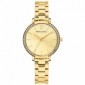 Montre Femme CHOUQUETTE Cadran Doré Bracelet Acier Doré