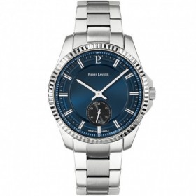 Montre Homme METROPOLITAIN Cadran Bleu Bracelet Acier Argenté